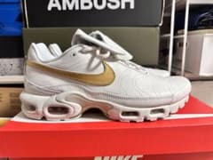 Nike Air Max Plus tiempoホワイト/ゴールド - メルカリ