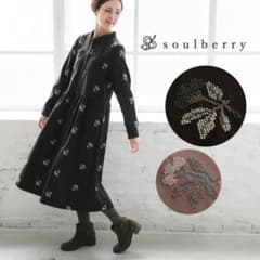 花柄ワンピース( black )のサムネイル