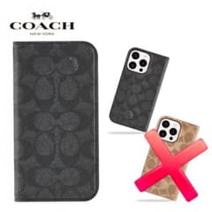 コーチ COACH iPhone 16 pro 手帳型ケース シグネチャー1 - メルカリ