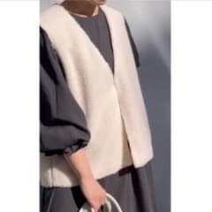 w closet ボアベスト　※単品お値引き不可のサムネイル
