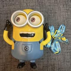 ミニオン ポップコーンケース フィギュア型容器 ストラップ付きのサムネイル