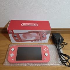 極美品 Switch Lite 完品 新品時フィルム貼付 コーラル 極美品 Switch Lite 完品 新品時フィルム貼付 コーラル - メルカリ