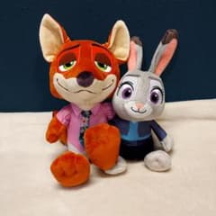 ズートピア2 ニック・ワイルド & ジュディ・ホップス ぬいぐるみ