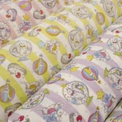 ファンタジーアニマルストライプ柄 生地2色セットのサムネイル