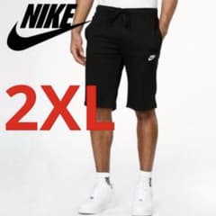 신품 나이키 클럽 반바지 하프 팬츠 블랙 2XL 사이즈 무료 배송