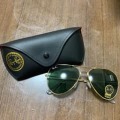 RayBanレイバンサングラス　ゴールドグリーンクラシックのサムネイル
