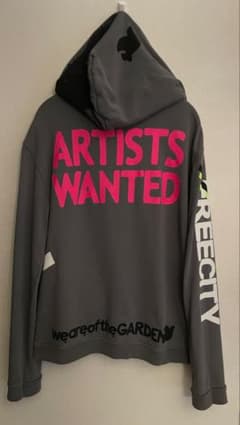 ARTISTS WANTED パーカー グレーのサムネイル