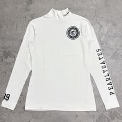 PEARLY GATES モックネック長袖シャツFC 極美品 PEARLY GATES モックネック 長袖シャツ レディース サイズ1