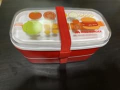 ノベルティ　モスバーガー 2段弁当箱 ランチボックス　新品未使用のサムネイル
