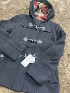 未使用級✨ ブルーレーベルクレストブリッジ ダッフルコート サイズL ブルーレーベル・クレストブリッジ公式(ブルーレーベル/ブラック