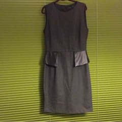 ☆ZARA☆ウエストレザーへプラムワンピース☆のサムネイル