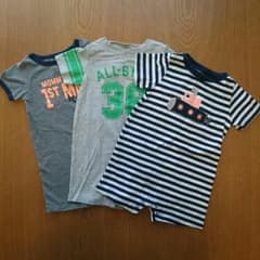夏物ロンパース ３枚のサムネイル