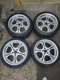 ③ メーカー不明 18インチ アルミホイールセットのサムネイル