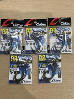 Cultiva オカッパリフック B-91 4/0 5個セットのサムネイル