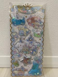 【正規品】シナモロール キラキラウォーターインシール サンリオ クラックス