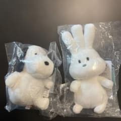 バムとケロ　ヤメピ　おじぎちゃん　ぬいぐるみ マスコット 2点セットのサムネイル