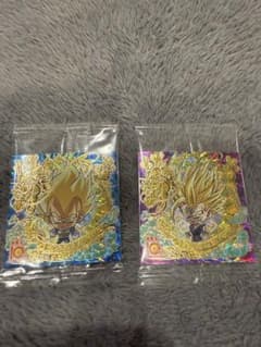 ドラゴンボール超戦士シールウエハース超 激闘の記憶　10thR ベジータ&孫悟飯のサムネイル