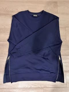 DIESEL ネイビー サイドジッパースウェットのサムネイル