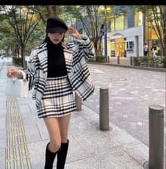 sheller チェック柄スコート(単品) - メルカリ