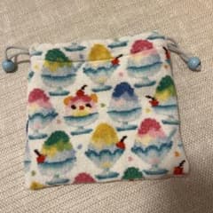 美品・廃盤品】ラブラリーバイフェイラー 巾着 ポーチ カキゴオリ 