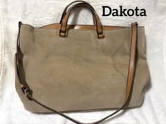Dakota（ダコタ）スエードハンドバッグ／ショルダー付【新品未使用】のサムネイル