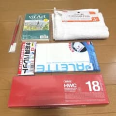 ホルベイン透明水彩絵具18色入り＋おまけのサムネイル