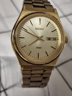 希少 SEIKO SPIRIT セイコー7N48-7000 ゴールド 腕時計 - メルカリ