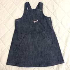 DIOR デニム ジャンパースカートワンピース 6A 6歳 110-120サイズ DIOR デニム ジャンパースカートワンピース 6A 6歳 110-120サイズ