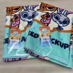 Zootopia 캐릭터 타월 2장 세트