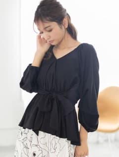 fifth/カシュクールボリュームスリーブブラウスのサムネイル