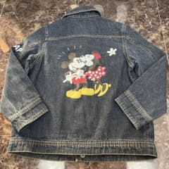 あんぱんだ⭐︎まん様専用　　ディズニー　ミッキーミニー　デニムジャケットのサムネイル