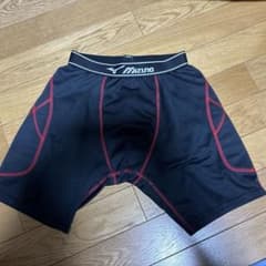 Mizuno スライディングパンツ サイズ160 ブラック/レッドのサムネイル