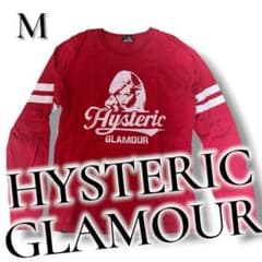 ヒステリックグラマー ロンT ガールプリント ナンバリング 84 赤 M ヒステリックグラマー ロンT ガールプリント ナンバリング 84 赤 M