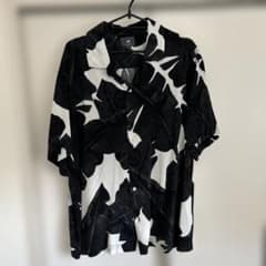 H&M 半袖シャツ ブラック/ホワイト