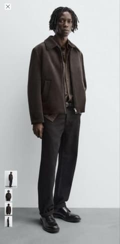 ZARA レギュラーフィットベルベットジャケット Mサイズ - メルカリ