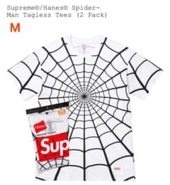 Supreme Hanes Spider-Man Tagless Tees 화이트