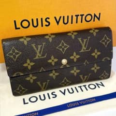 【美品】ルイヴィトン モノグラム ポルトフォイユ サラ 長財布 カード入れ10 ルイヴィトン LOUIS VUITTON 長財布 レディース モノグラム・アン