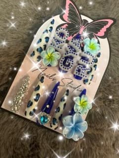 オーダー受付中♡キッズネイル♡コギャル♡ギャル♡派手ネイルのサムネイル
