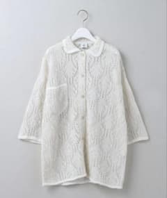 6(ROKU)ロク SUKASHI KNIT SHIRT クロシェ カーディガン 6(ROKU)ロク SUKASHI KNIT SHIRT クロシェ カーディガン - メルカリ