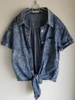 美品♡デニムシャツ Sサイズのサムネイル
