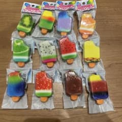 未開封☆やわらかスクイーズ アイスキャンディ6種セット - メルカリ