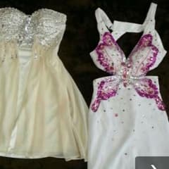 cream ドレス バタフライドレス ロングドレスのサムネイル