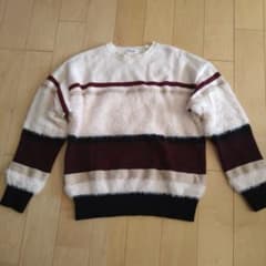 BEAMS HEART ストライプニット長袖のサムネイル