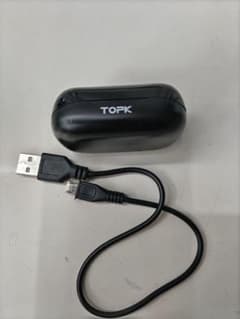 m*u様 TOPK ワイヤレスイヤホン ブラックのサムネイル