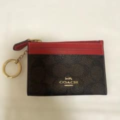 COACH コーチ レザー コインケース パスケース カード入れのサムネイル