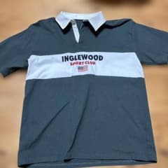 INGLEWOOD ポロシャツ　グリーン/ホワイトのサムネイル