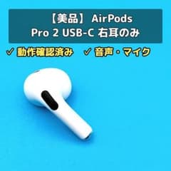 美品】Apple AirPods Pro 2 USB-C 右耳 R A3047 - メルカリ