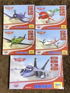 海外 Disney ディズニー プレーンズ PLANES プラモデル 5点セット 海外 Disney ディズニー プレーンズ PLANES プラモデル 5点