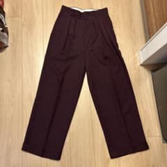 Vtg USA製 Smokey Joe's スラックス 3タック バーガンディ Vtg USA製 Smokey Joe's スラックス 3タック バーガンディ - メルカリ