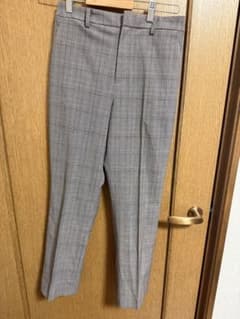 ユニクロ　テーパード　パンツ　チェック柄のサムネイル
